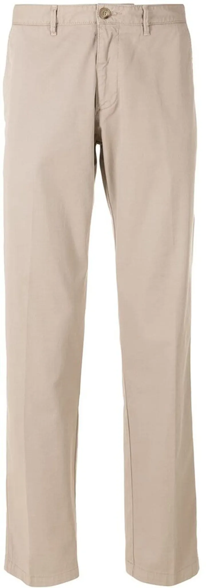 Mid-Rise Straight Trousers