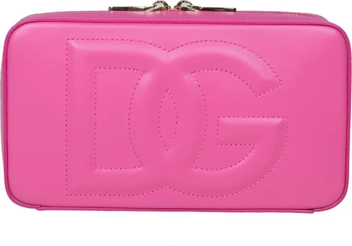 Dolce E Gabbana Case Bedroom Bag In Smooth Calfskin Color Wisteria