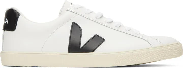 VEJA White & Black Esplar Sneakers