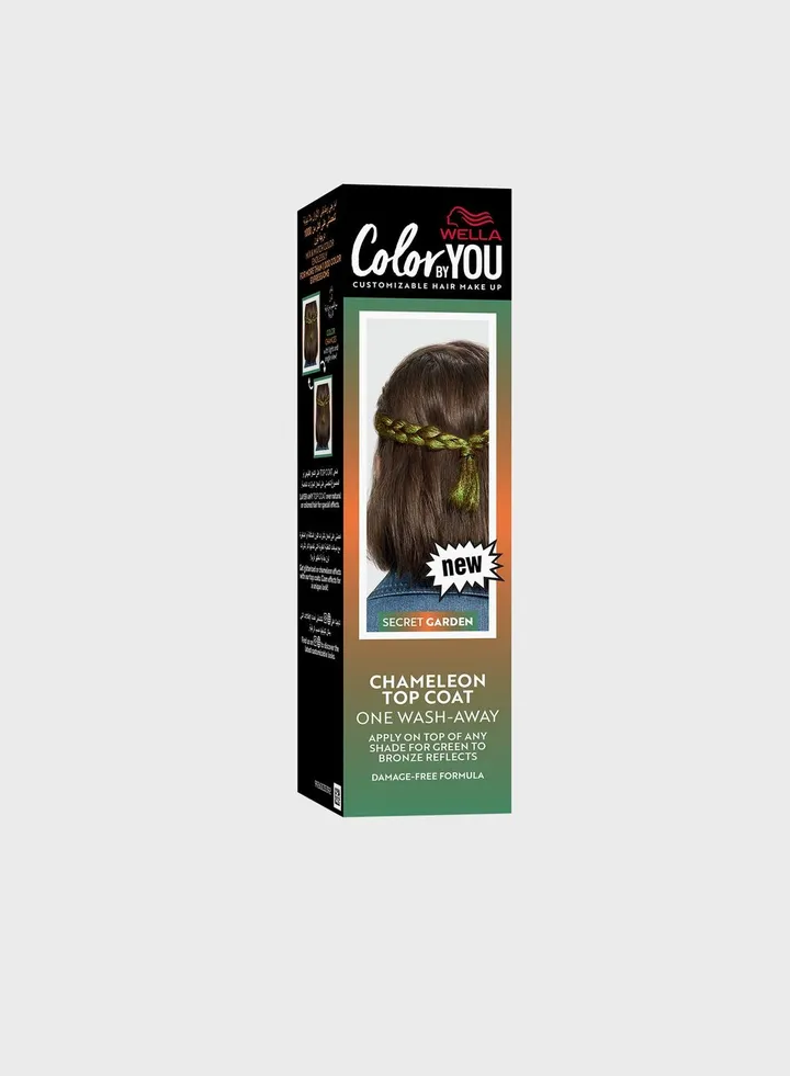 One Wash-Away Hair Color Top Coat Secret Garden