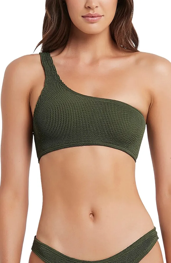 The Samira One-Shoulder Convertible Bikini Top
