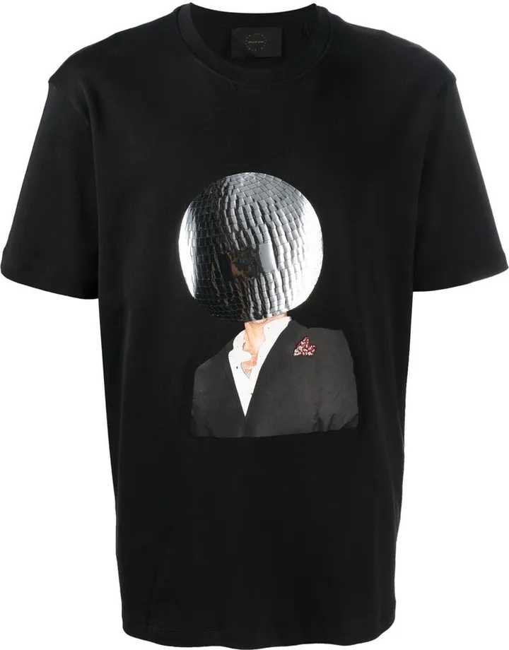 graphic-print short-sleeved T-shirt
