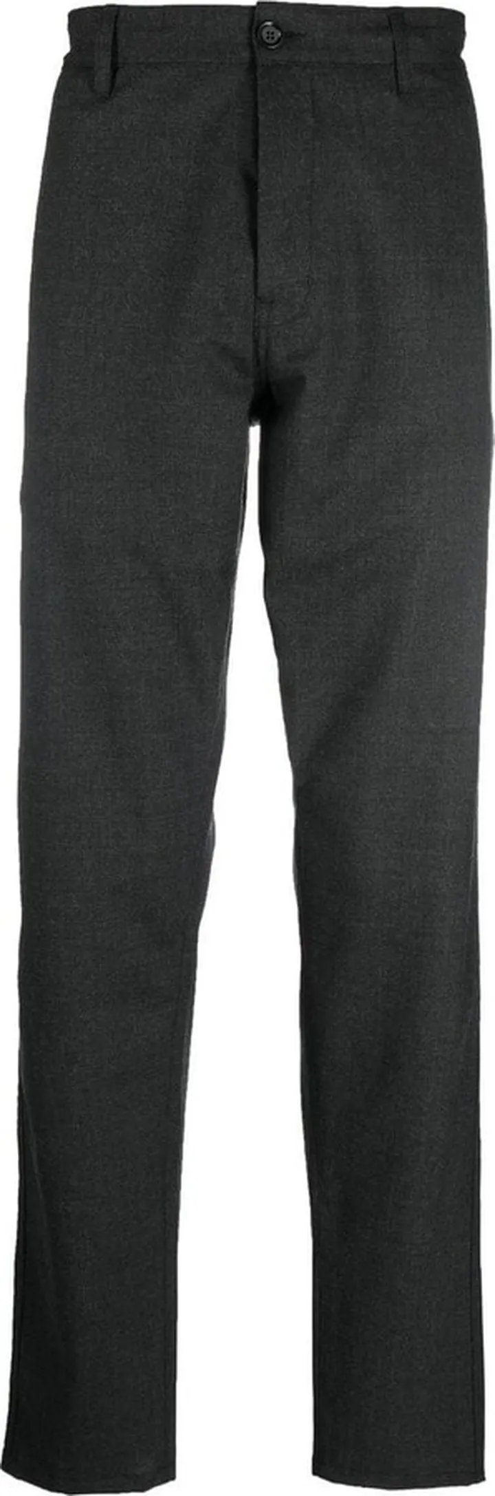 Wool-Blend Tapered Trousers