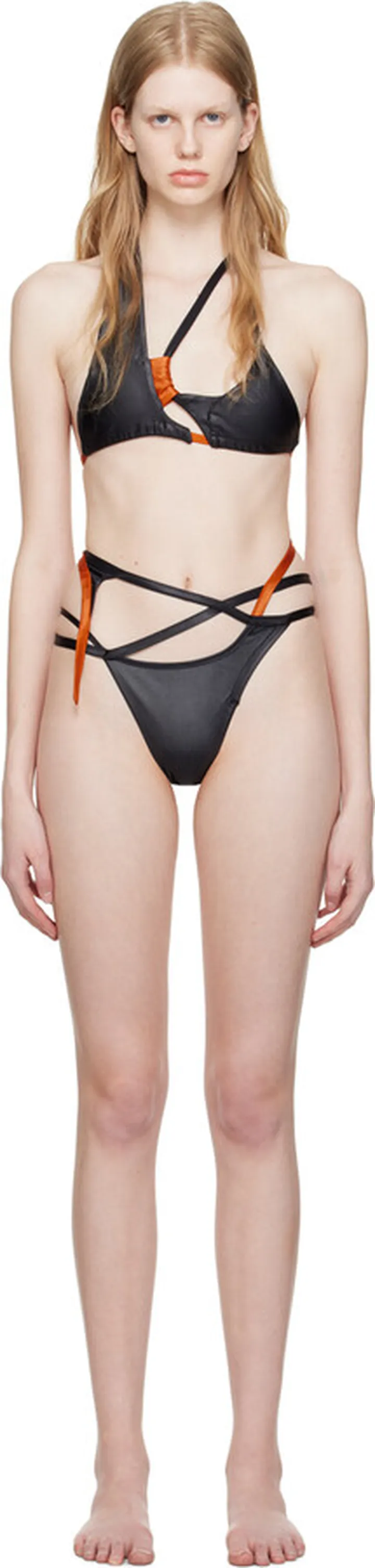 Ottolinger Black Strappy Bikini