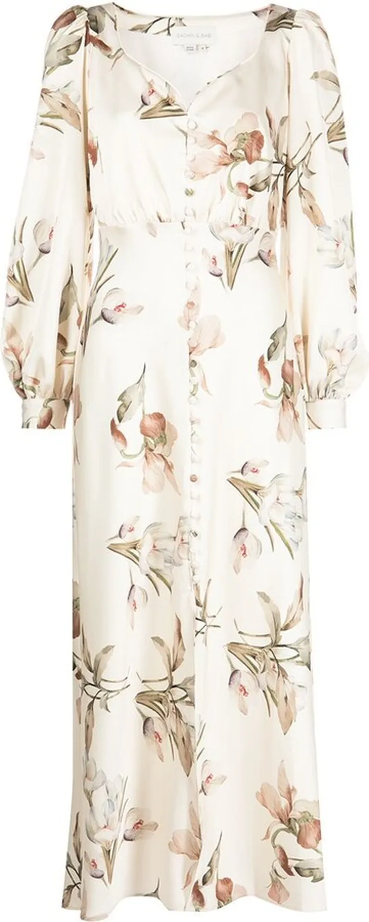 Amy floral-print midi dress