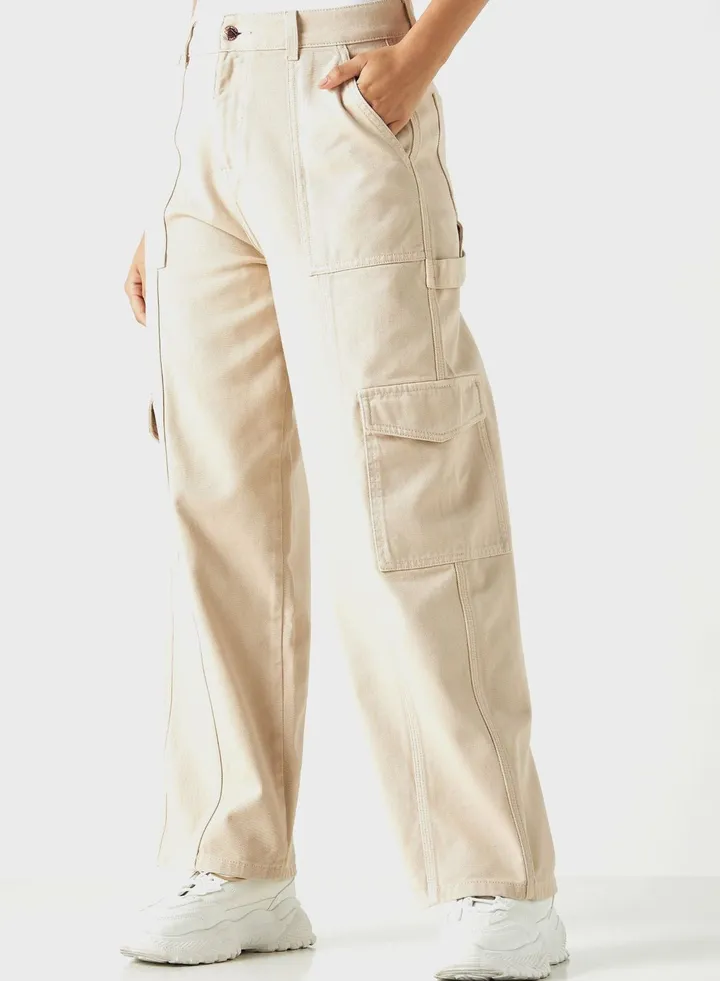 Pocket Detail Pants