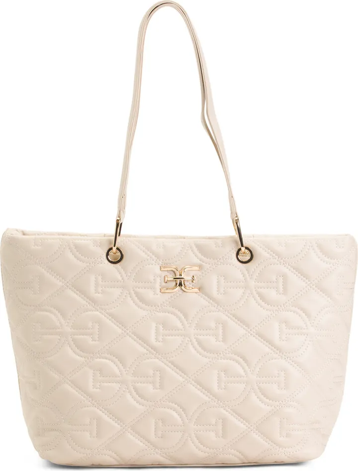 Embossed Large Tote