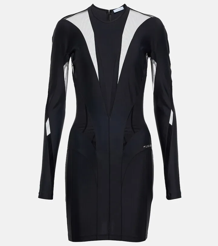 Paneled minidress