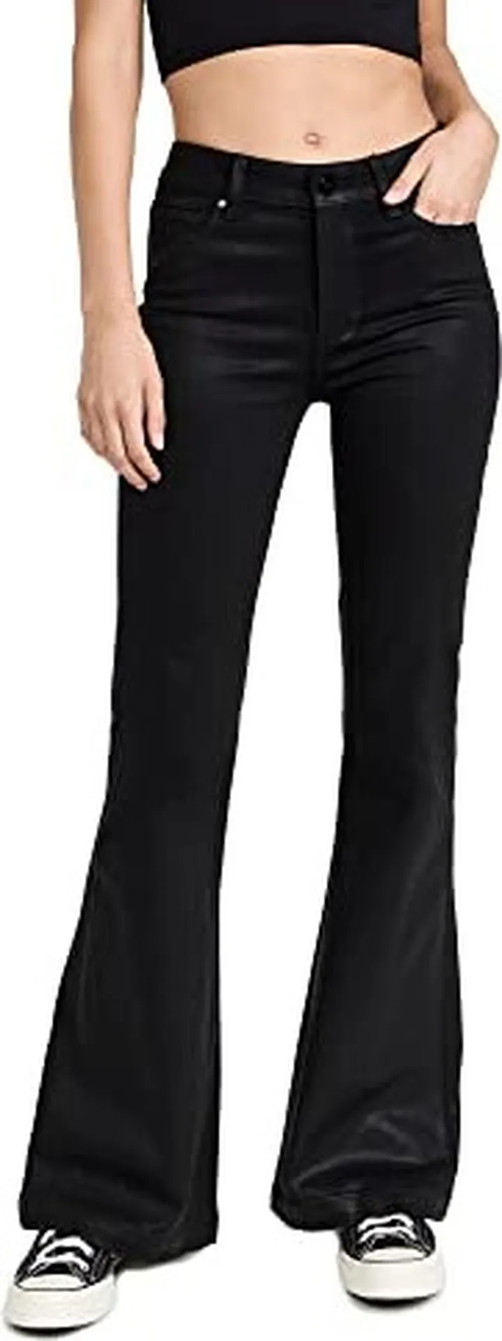 PAIGE Women's Genevieve Fog Luxe Coating Jeans