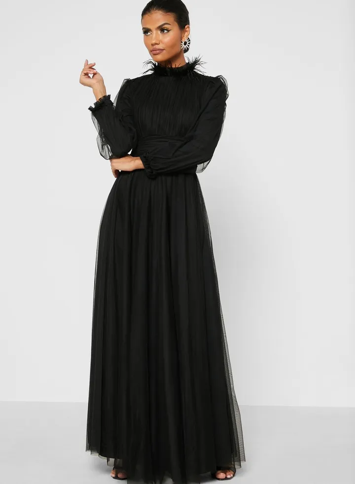 Ruched Detail Dress