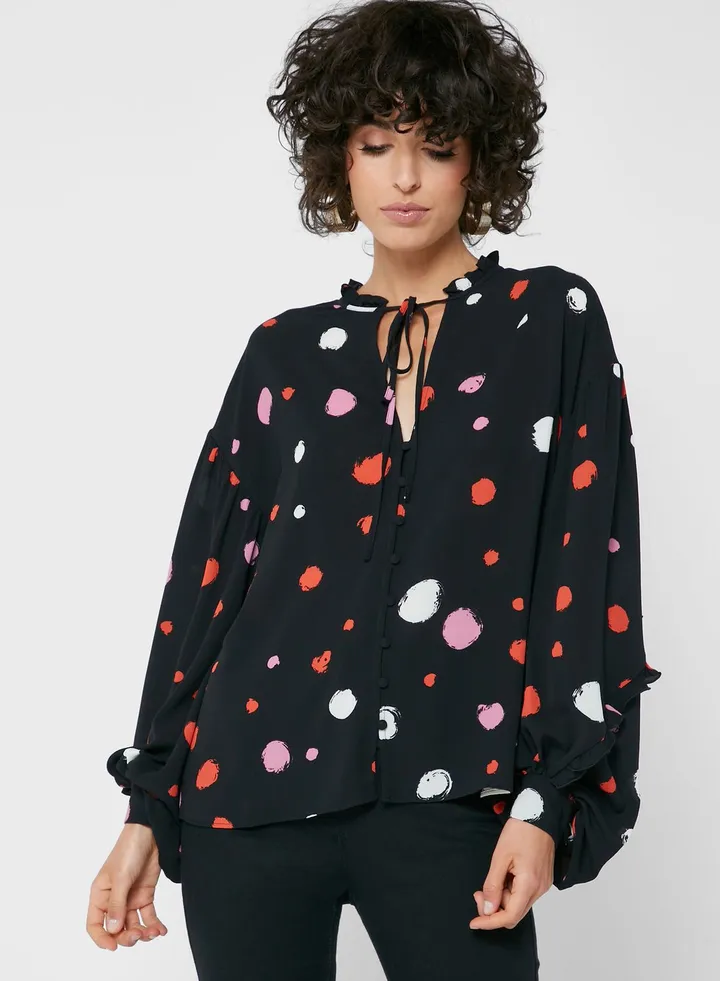 Spot Print Shirt