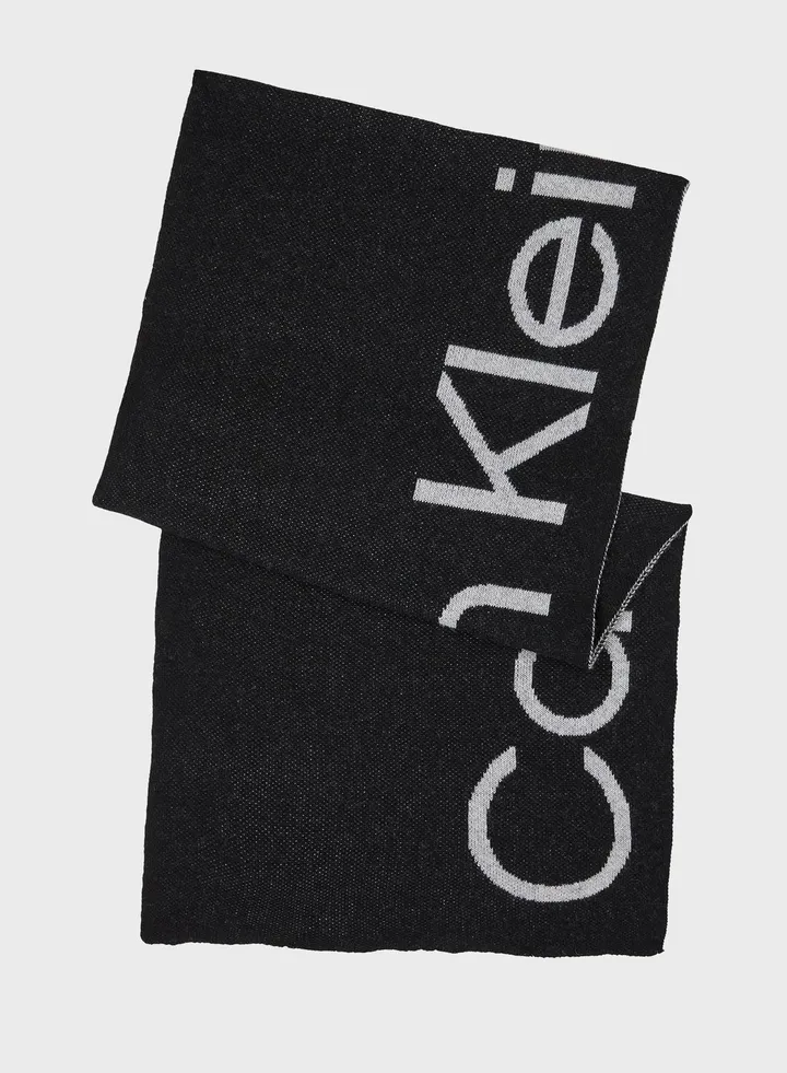 Logo Deatiled Scarf