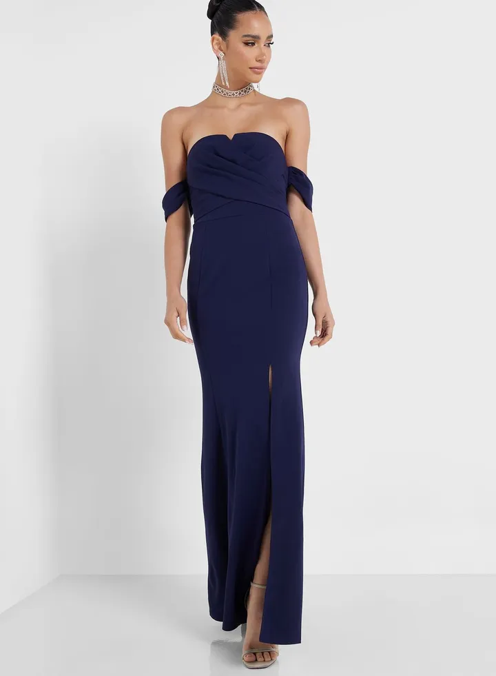 Bardot Side Split Dress