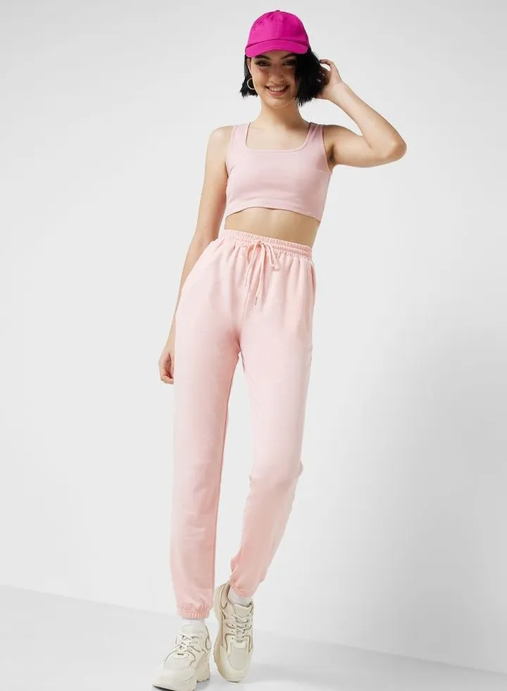 Crop Top & Joggers Set
