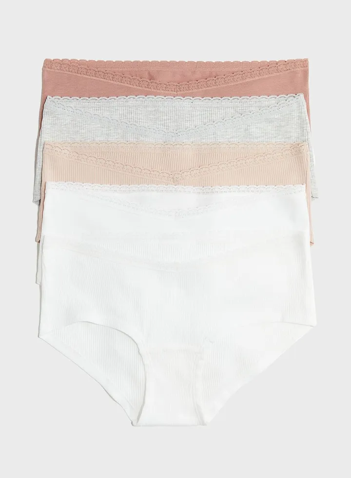 5 Pack High Leg Brief