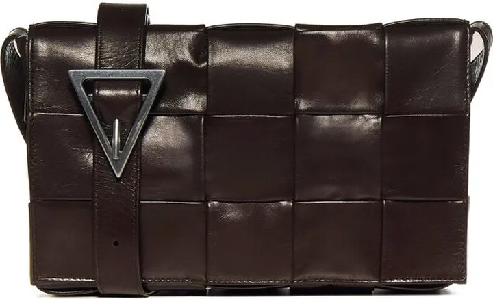 Bottega Veneta Cassette Medium Intrecciato Crossbody Bag