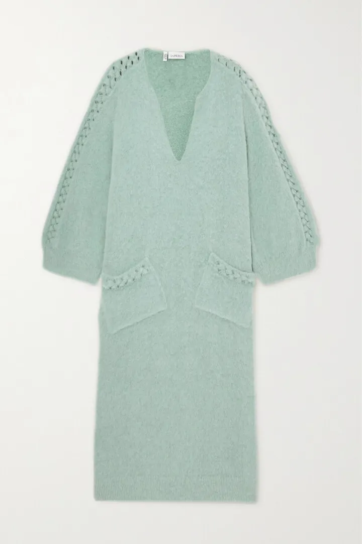 La Perla - Alpaca-blend Kaftan - Green