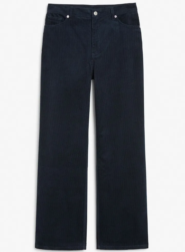 High Waist Straight Pants