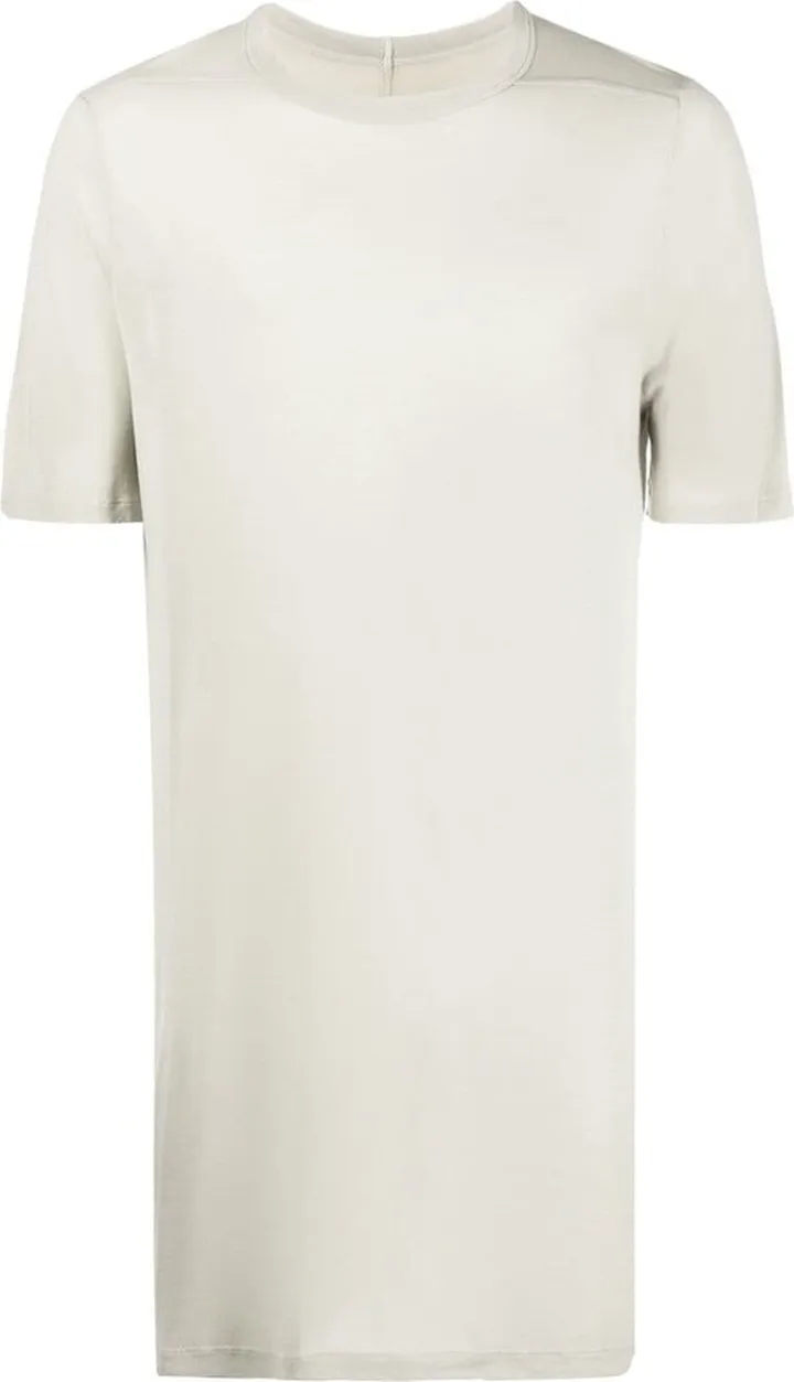 crew neck long-length T-shirt