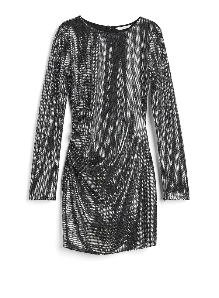 Sequin Detail Bodycon Dress