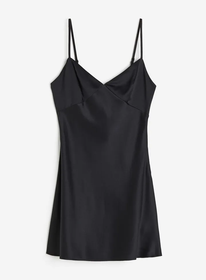 Strappy Satin Dress