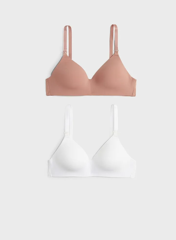 2 Pack Nursing Bra