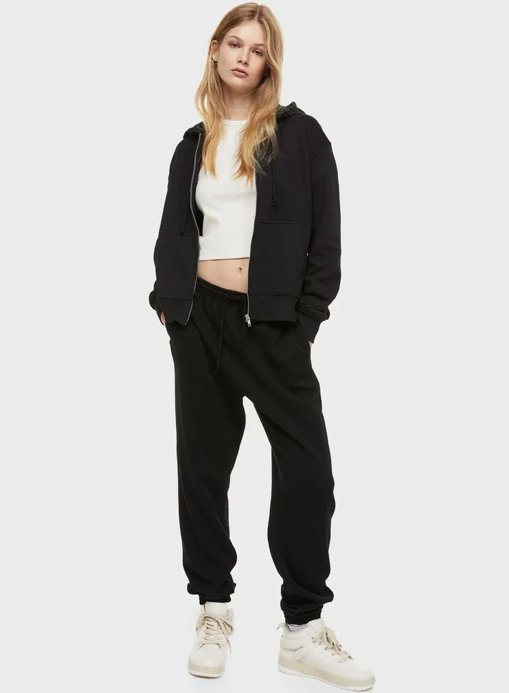 Zip Detail Hoodie