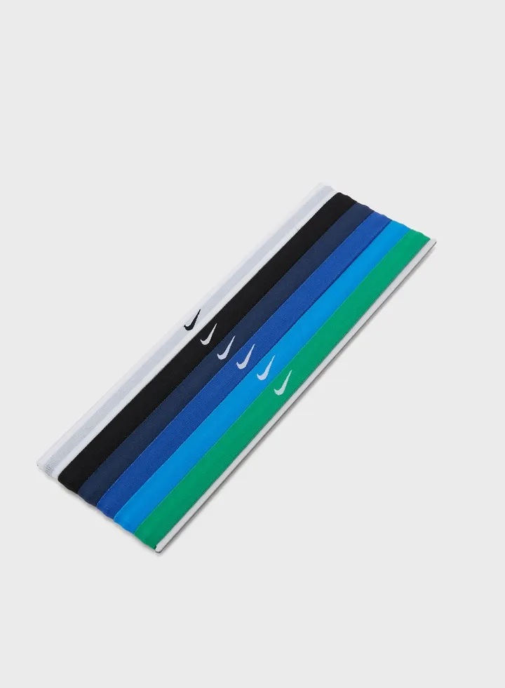 6-Pack Swoosh Tipped Headbands