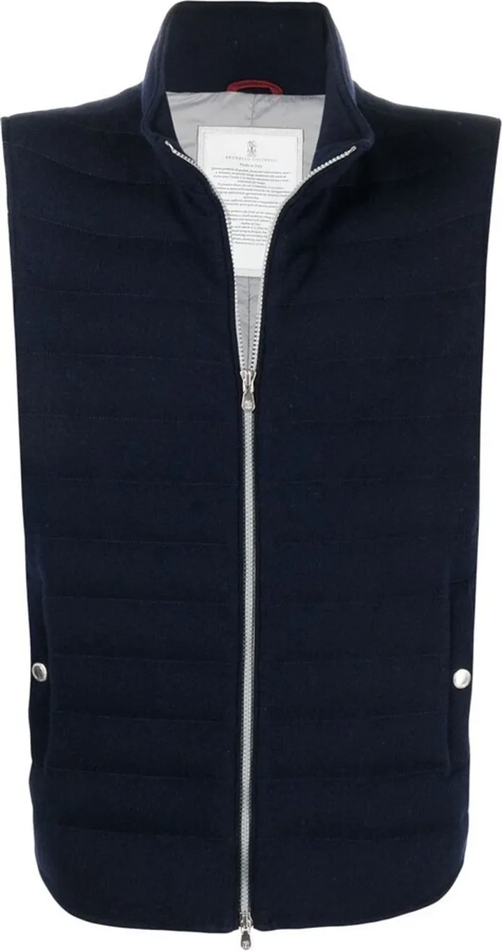 Quilted Zip-Up Gilet