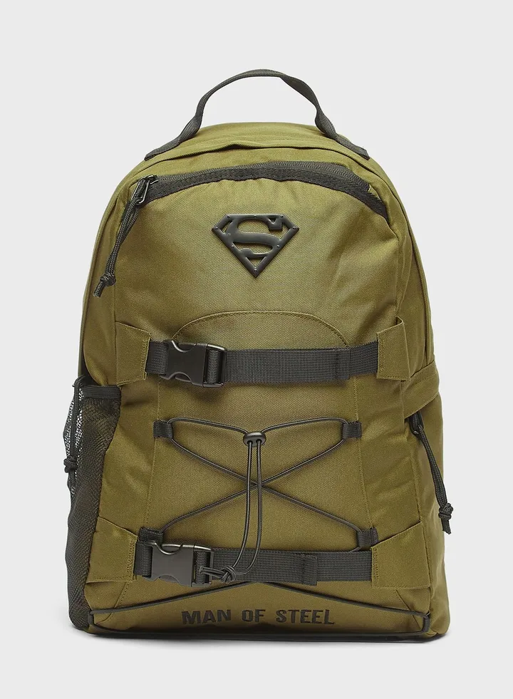 Superman Logo Accent Backpack