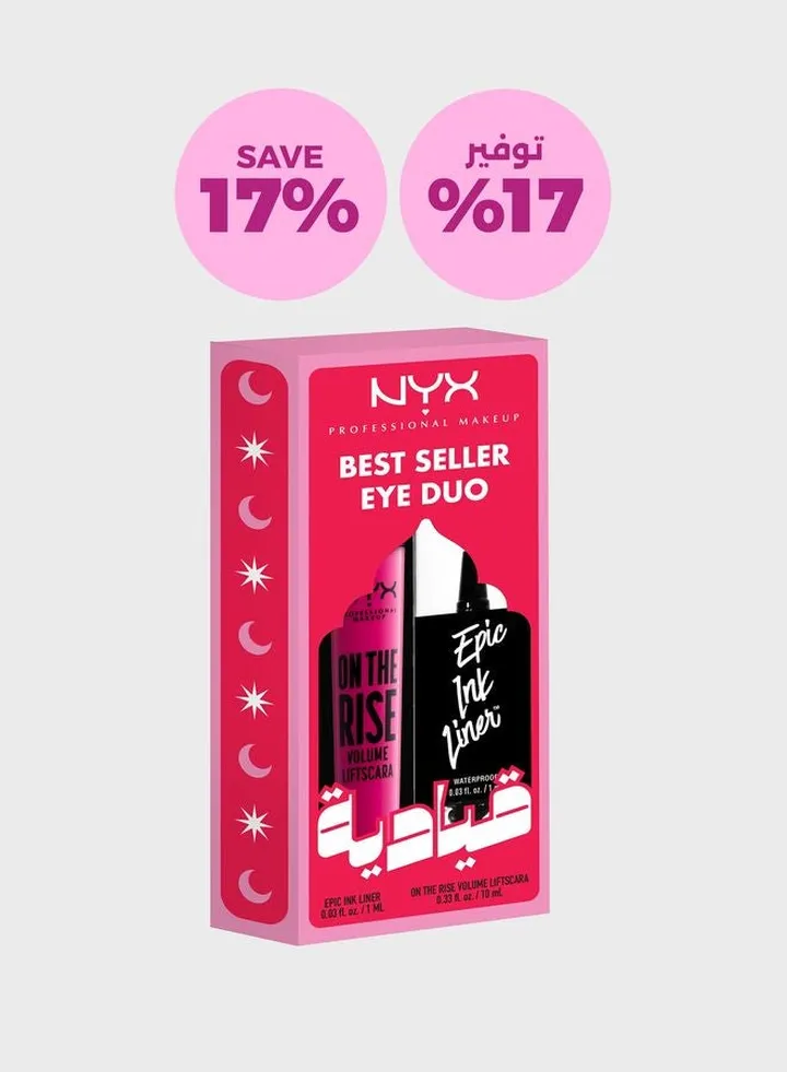 Best Seller Eye Duo - Epic Ink Liner + On The Rise Volume Liftscara, Savings 17%