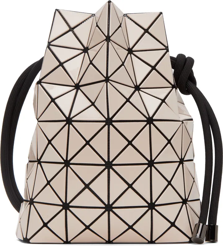 Bao Bao Issey Miyake Beige Small Wring Shoulder Bag