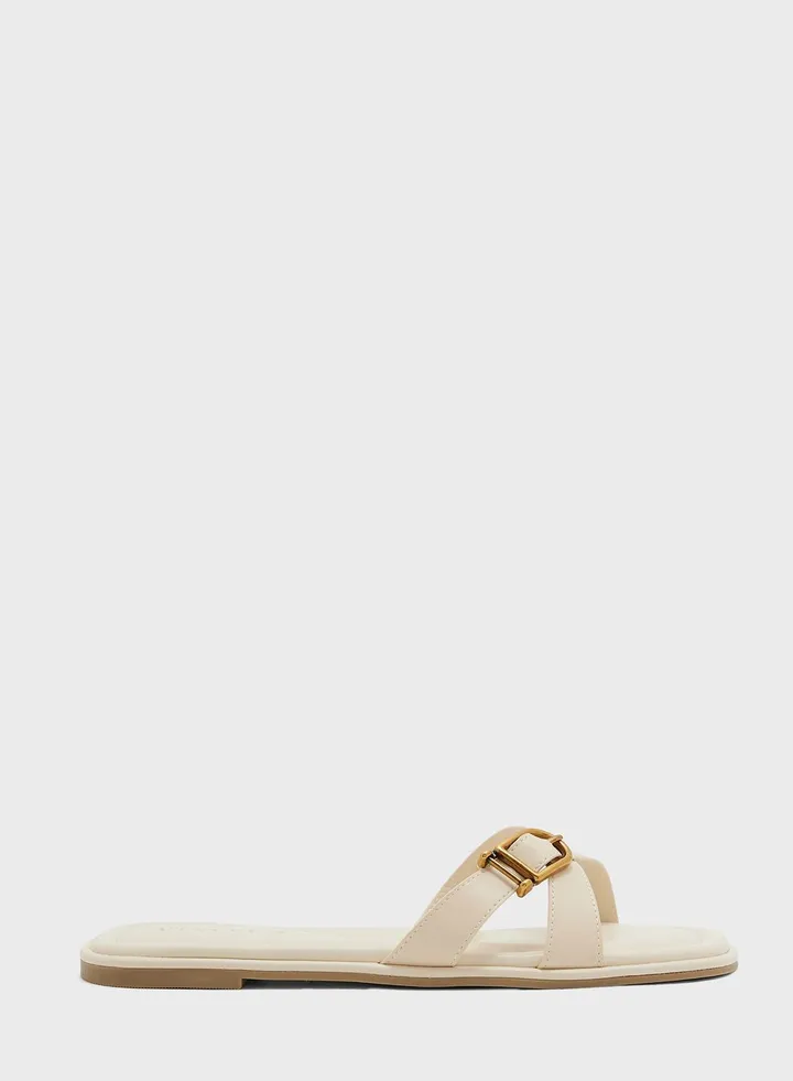 X Strap Flat Sandals