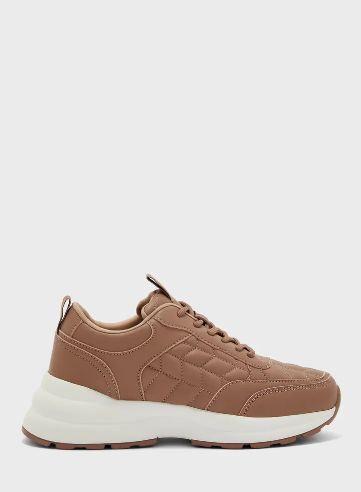 Lace Up Low Top Sneakers