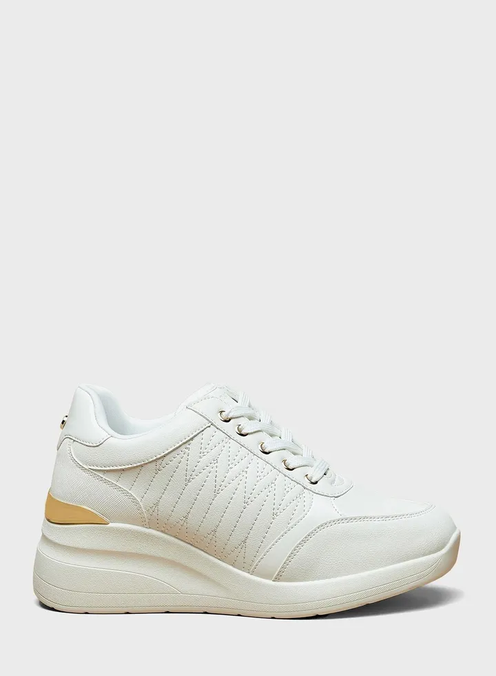 Lace Up Low Top Sneakers