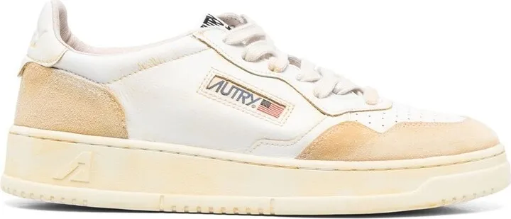 Contrasting Low-Top Sneakers