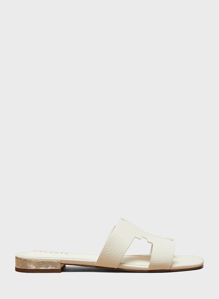 Single Strap Flat Sandals