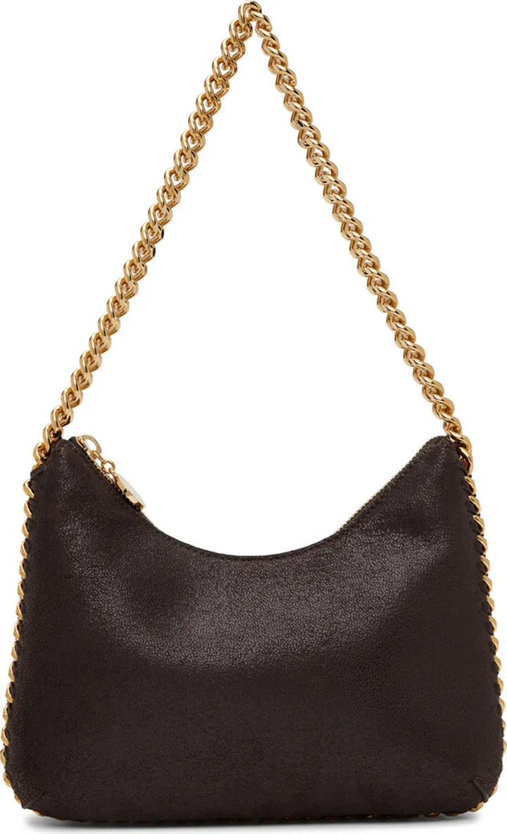 Stella McCartney Brown Mini Falabella Shoulder Bag