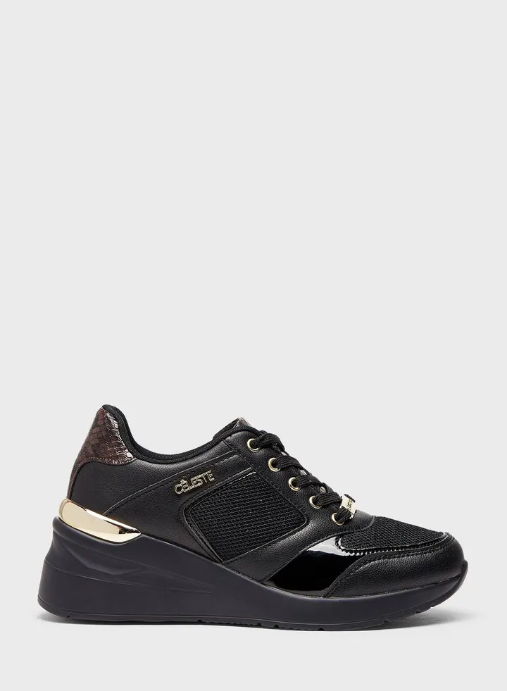 Lace Up Low Top Sneakers