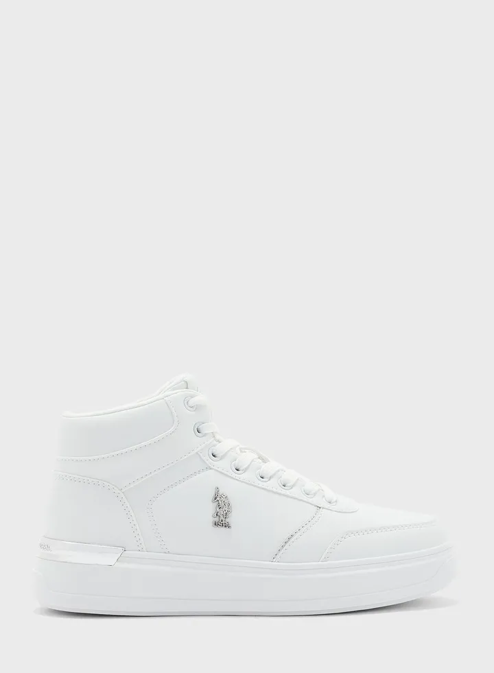 Lace Up Low Top Sneakers