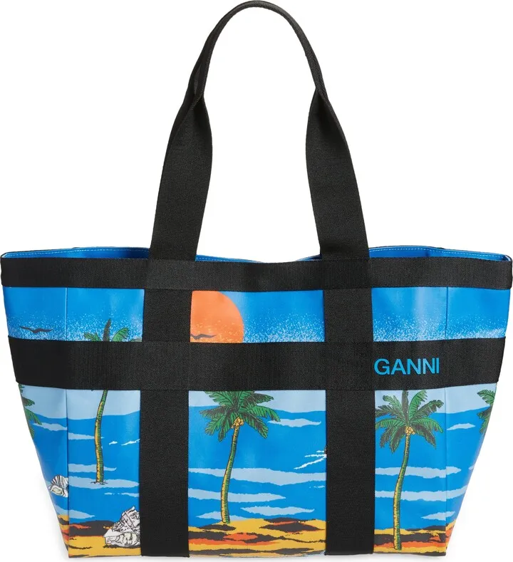 Coated Canvas Tote