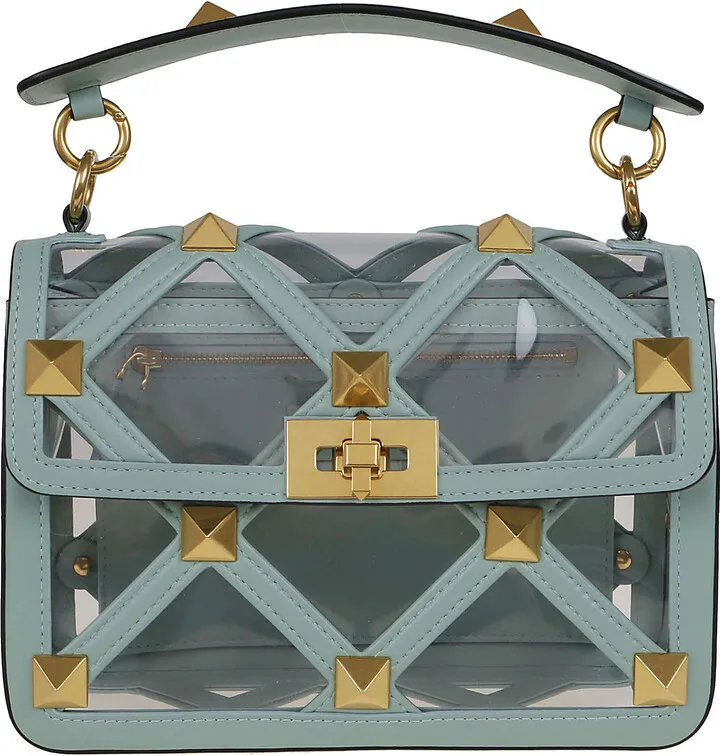 Medium Shoulder Bag Roman Stud Polimeric Mat