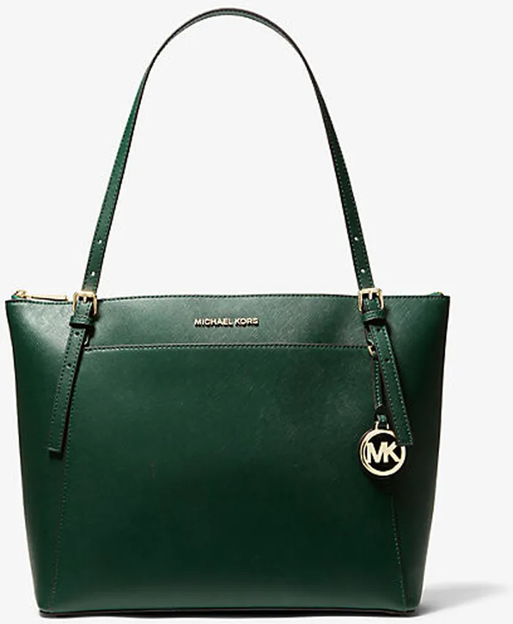 Voyager Large Saffiano Leather Tote Bag