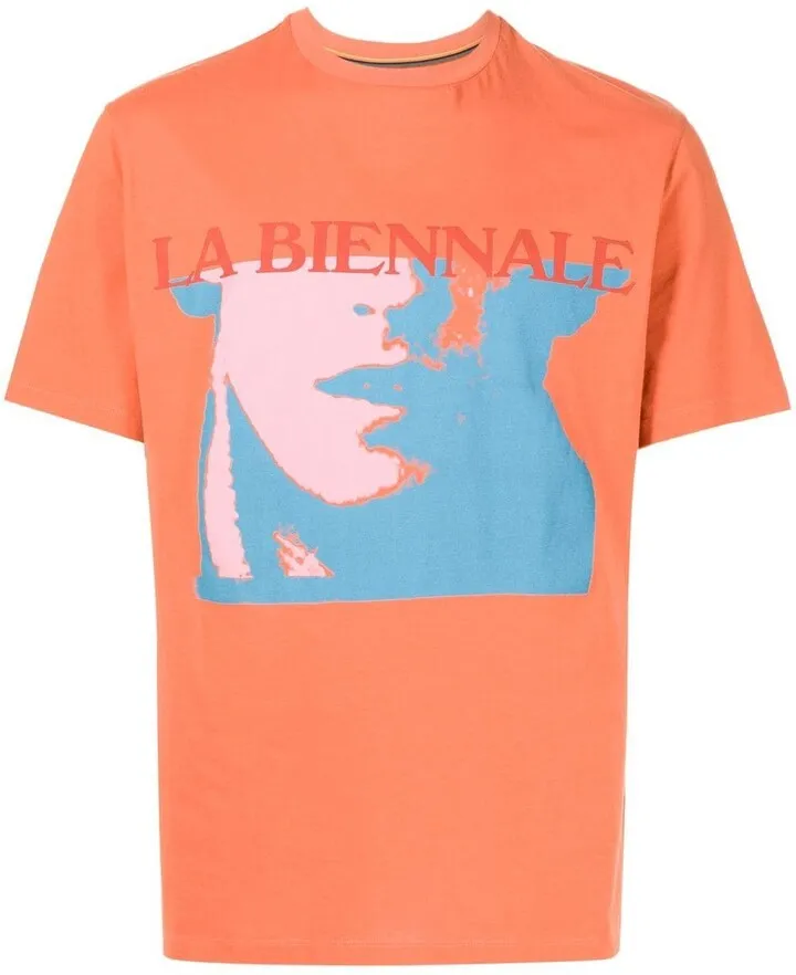 graphic-print short-sleeved T-shirt