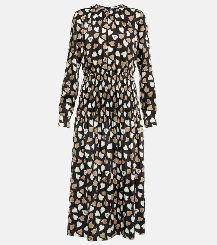 Nostoc printed midi dress