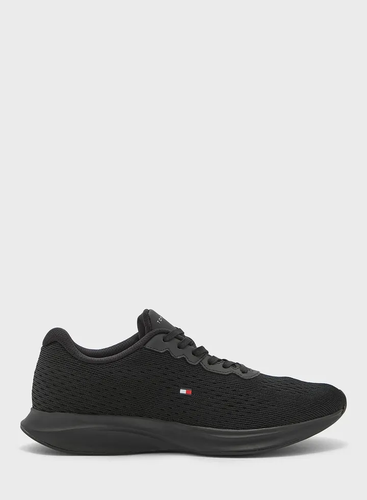 Logo Print Low Top Sneakers