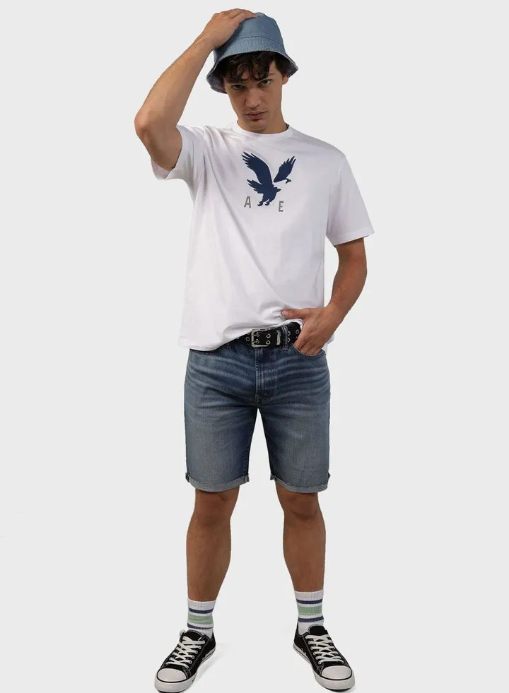 Logo Graphic Crew Neck T-Shirt