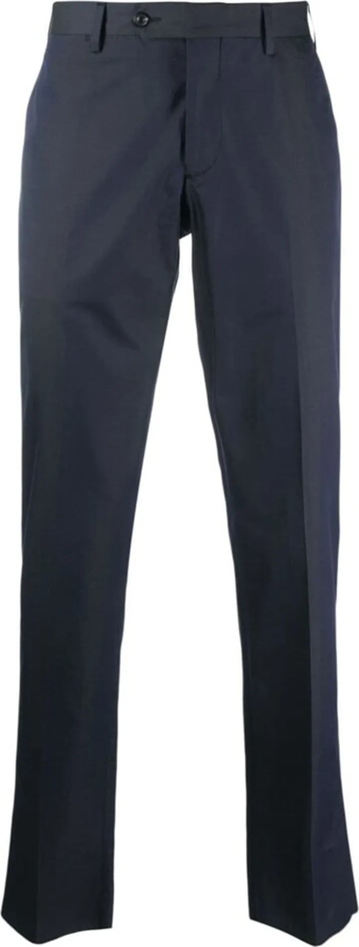 Straight-Leg Cotton Trousers