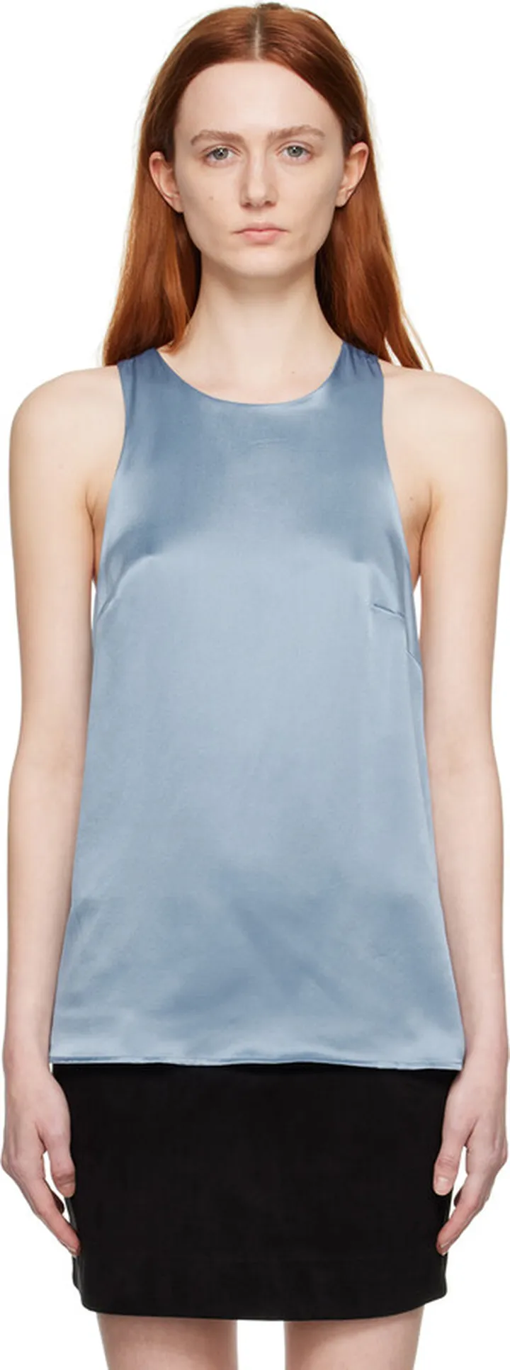 Loulou Studio Blue Estor Camisole