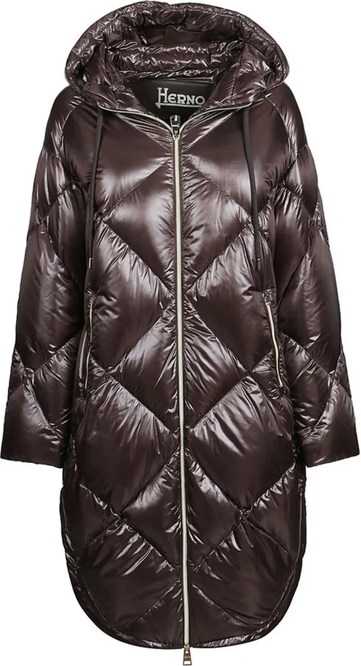 Herno Quilted Long Down Jacket